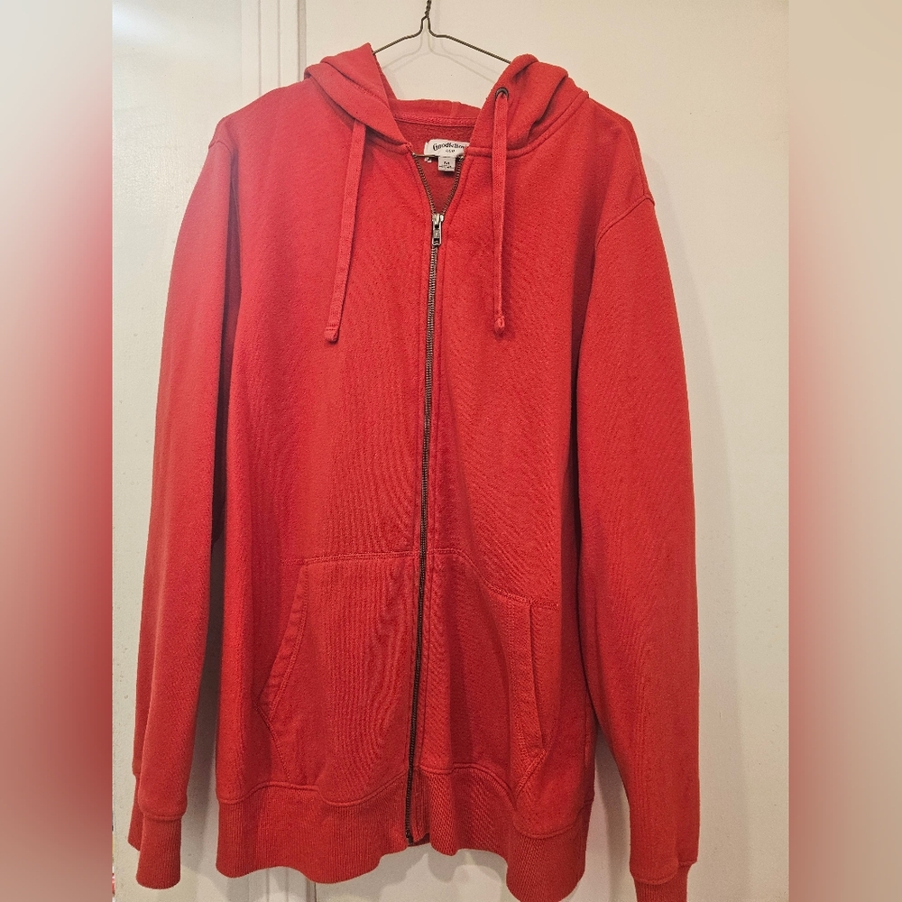 Goodfellow & Co Men's Zip Up Red Sweater
